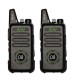 2PCS WLN KD-C1 Plus Upgrade Walkie Talkie Two Way Radio Ultra-Thin Mini USB Charger Portable Radio