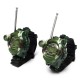 2Pcs 7 In 1 Kids Children Toys Walkie Talkie Girls Boys Watches Interphone Outdoor Games Green Lights Mic