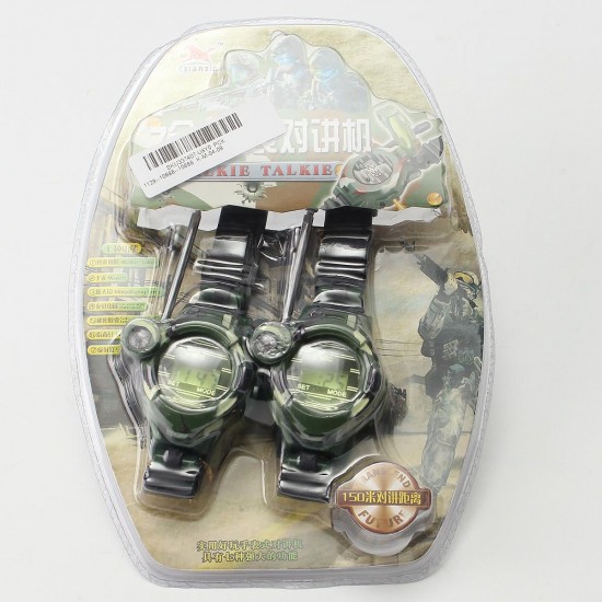 2Pcs 7 In 1 Kids Children Toys Walkie Talkie Girls Boys Watches Interphone Outdoor Games Green Lights Mic 2Pcs 7 In 1 Kids Children Toys Walkie Talkie Girls Boys Watches Interphone Outdoor Games Green Lights Mic