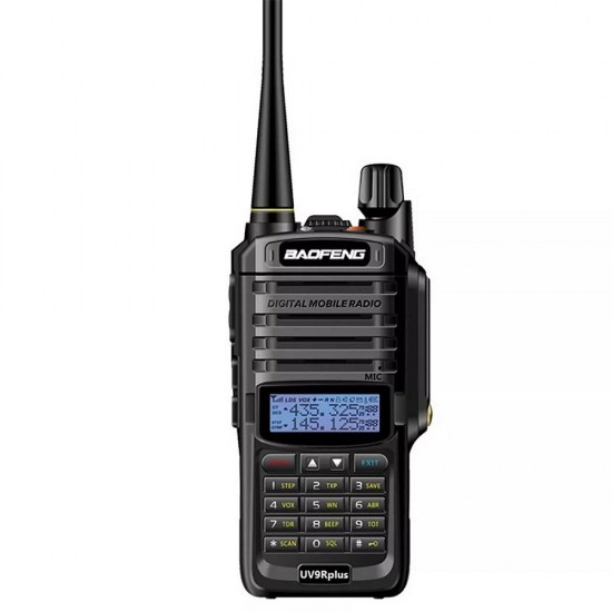 2Pcs UV-9R Plus 5W Upgrade Version Two Way Radio VHF UHF Walkie Talkie for CB Ham EU Plug