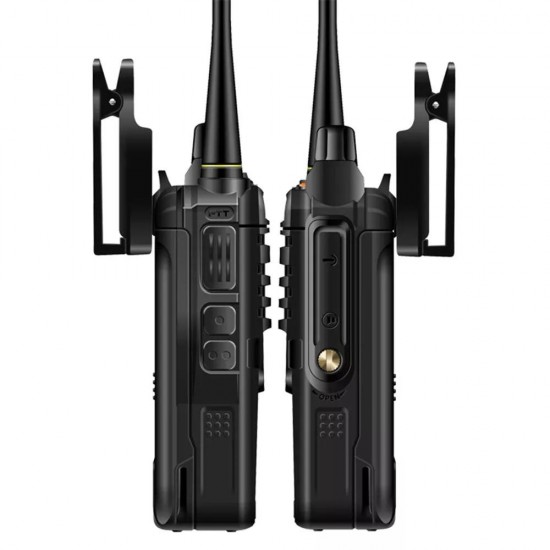 2Pcs UV-9R Plus 5W Upgrade Version Two Way Radio VHF UHF Walkie Talkie for CB Ham EU Plug