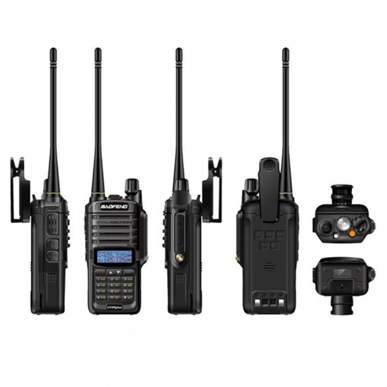 2Pcs UV-9R Plus 5W Upgrade Version Two Way Radio VHF UHF Walkie Talkie for CB Ham EU Plug 2Pcs UV-9R Plus 5W Upgrade Version Two Way Radio VHF UHF Walkie Talkie for CB Ham EU Plug