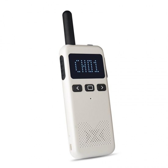 2Pcs M3 8W 8KM 400-470MHz Handheld Two Way Radio Mini Walkie Talkie 8000mAH Battery