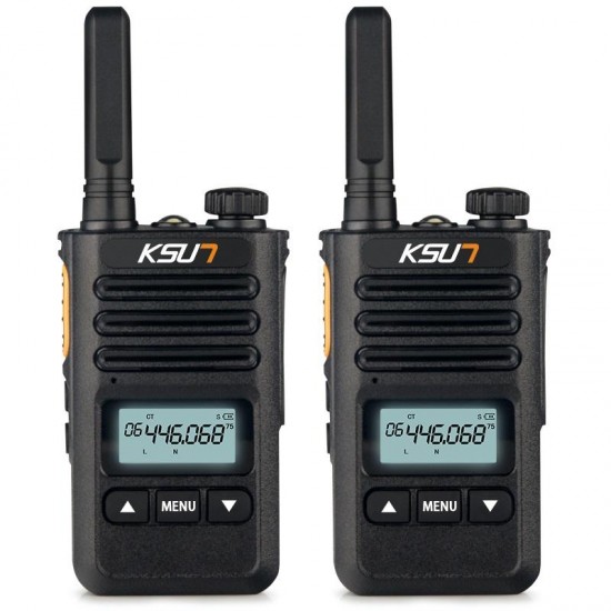 2Pcs XKB Walkie Talkie 6W Dual Band Handheld Two Way Radio Communicator HF Transceiver Amateur Ham