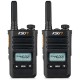 2Pcs XKB Walkie Talkie 6W Dual Band Handheld Two Way Radio Communicator HF Transceiver Amateur Ham
