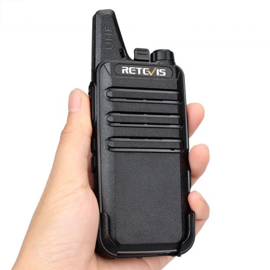 2Pcs RT22 Walkie Talkie Mini Transceiver UHF 2W VOX CTCSS DCS USB Charging Two Way Radio Communicator