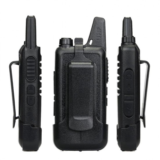 2Pcs RT22 Walkie Talkie Mini Transceiver UHF 2W VOX CTCSS DCS USB Charging Two Way Radio Communicator 2Pcs RT22 Walkie Talkie Mini Transceiver UHF 2W VOX CTCSS DCS USB Charging Two Way Radio Communicator