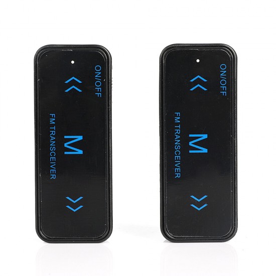 2Pcs V108 Mini Walkie Talkie Two-Way 400-470MHz FM Radio Ricetrasmittente + 2 Cuffie USB Carica