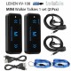 2Pcs V108 Mini Walkie Talkie Two-Way 400-470MHz FM Radio Ricetrasmittente + 2 Cuffie USB Carica 2Pcs V108 Mini Walkie Talkie Two-Way 400-470MHz FM Radio Ricetrasmittente + 2 Cuffie USB Carica