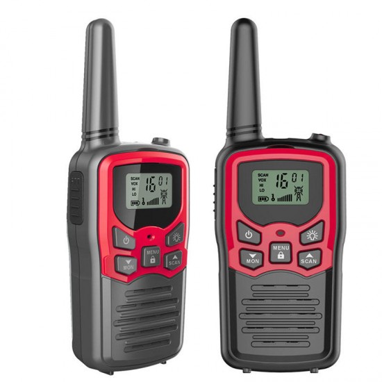 2Pcs Waterproof 400-470MHz 22CH Voice Operated Transmit Walkie Talkie Up to 8KM with Flashlight Two Way Radio 10 Call Tones 2Pcs Waterproof 400-470MHz 22CH Voice Operated Transmit Walkie Talkie Up to 8KM with Flashlight Two Way Radio 10 Call Tones