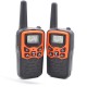 2Pcs Waterproof 400-470MHz 22CH Voice Operated Transmit Walkie Talkie Up to 8KM with Flashlight Two Way Radio 10 Call Tones