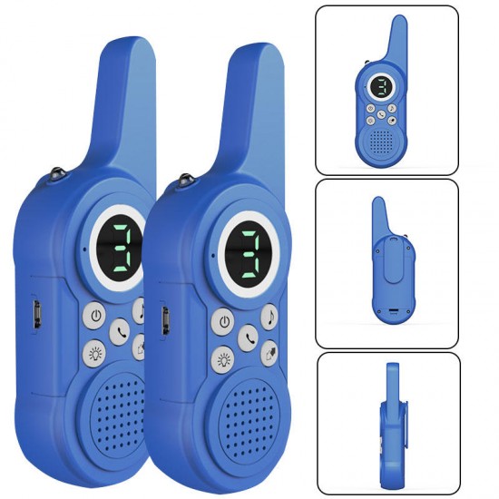 2Pcs Wireless Walkie Talkie Outdoor Children Toy Kids Intercom Small Machine