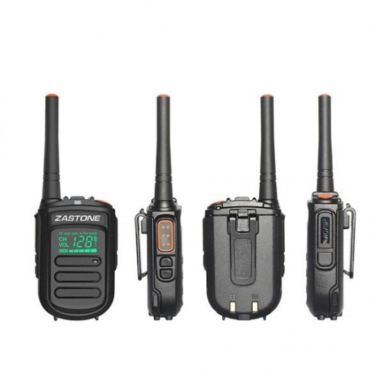 2Pcs mini9 Walkie Talkie UHF 400-470MHz Two Way Radio FM Transceiver Communicator Radio