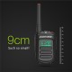 2Pcs mini9 Walkie Talkie UHF 400-470MHz Two Way Radio FM Transceiver Communicator Radio