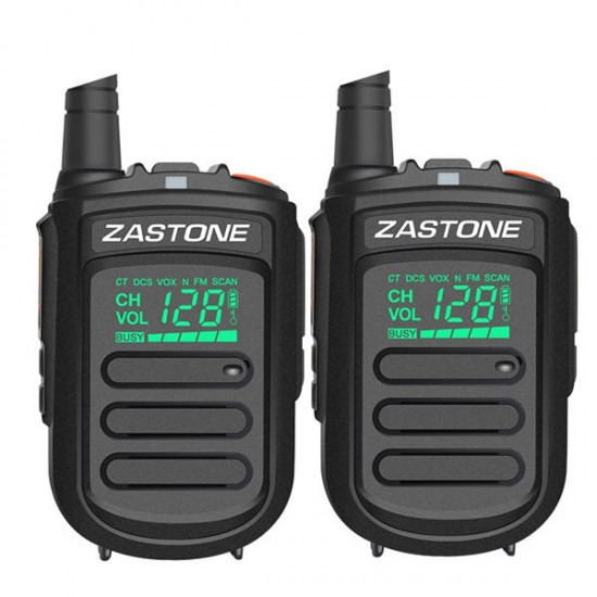 2Pcs mini9 Walkie Talkie UHF 400-470MHz Two Way Radio FM Transceiver Communicator Radio