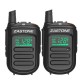 2Pcs mini9 Walkie Talkie UHF 400-470MHz Two Way Radio FM Transceiver Communicator Radio