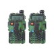 2pcs UV-5R Dual Band Handheld Transceiver Two Way Radio Walkie Talkie 2pcs UV-5R Dual Band Handheld Transceiver Two Way Radio Walkie Talkie