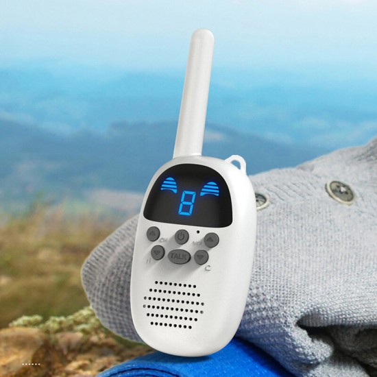 2pcs GOCOM Ultra Thin Kids Handheld Walkie Talkie Outdoor Mini Toy Children Interphone Intercom