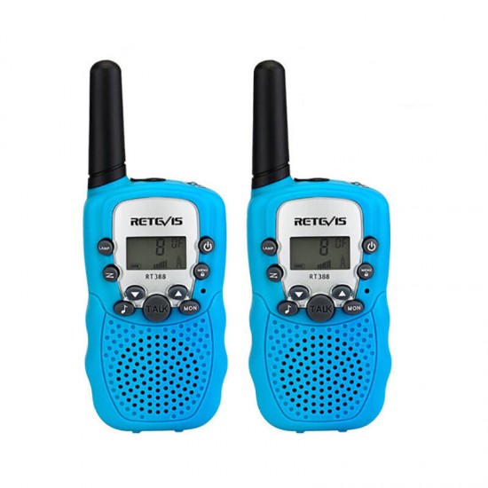 2pcs RT388 Radio Walkie Talkie 22 Channels GMRS 462-467MHz Mini Handheld Two Way Kids Radio Transceiver Built-in Flashlight