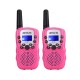 2pcs RT388 Radio Walkie Talkie 22 Channels GMRS 462-467MHz Mini Handheld Two Way Kids Radio Transceiver Built-in Flashlight