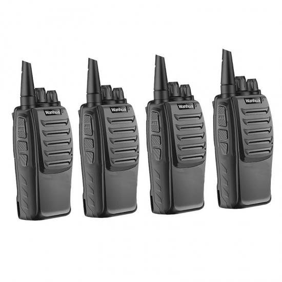 4PCS WH-26B 403-470MHz 16 Channels Monitoring Wireless Handheld Two Way Radio Walkie Talkie