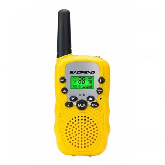 4Pcs BF-T3 Radio Walkie Talkie UHF462-467MHz 8 Channel Two-Way Radio Transceiver Built-in Flashlight Green