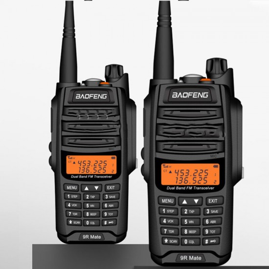BF-9R Mate 10W 128 Channels Dual Band Two-way Radio Handheld Walkie Talkie Interphone