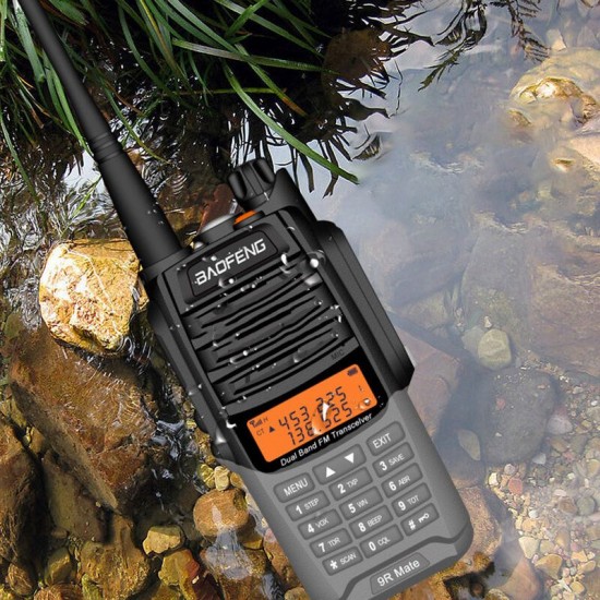 BF-9R Mate 10W 128 Channels Dual Band Two-way Radio Handheld Walkie Talkie Interphone