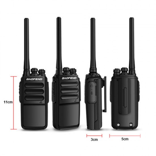 BF-C3 5W 2800mAh Walkie Talkie 400-470MHz 1-3km 16 Channels Dual Band Two-way Handheld Radio USB Charging for Outdoor Hiking Intercom BF-C3 5W 2800mAh Walkie Talkie 400-470MHz 1-3km 16 Channels Dual Band Two-way Handheld Radio USB Charging for Outdoor Hiking Intercom