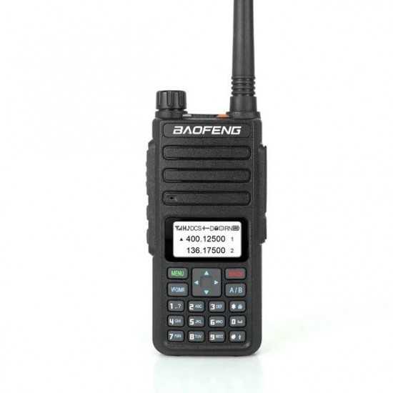 BF-H6 10W 2200mAh 128 Group Channels Walkie Talkie 400-520MHz 136-174MHz Dual Band Handheld Radio Walkie Talkie Civilian Interphone Intercom With Earphone