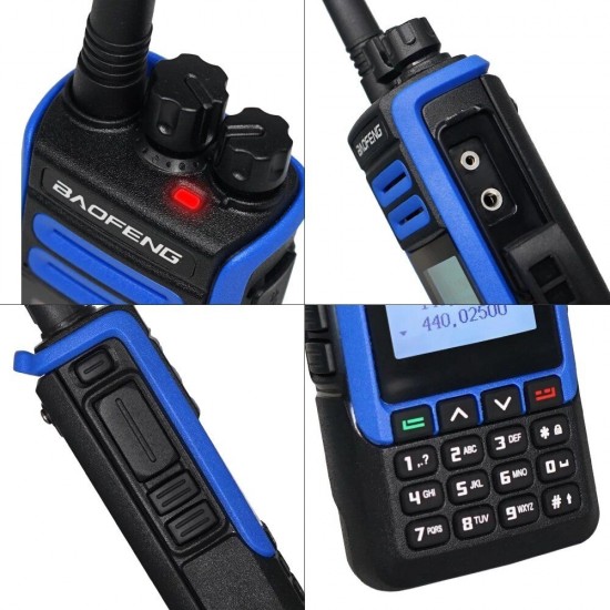 BF-H7 10W Walkie Talkie 10KM Powerful Portable Two Way Ham Radio Dual Band FM Transceiver Radio Communicator