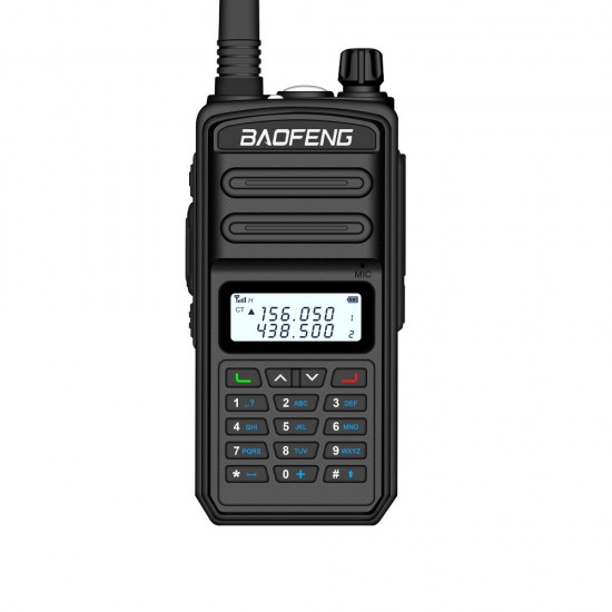 BF-S5plus 5W 1800mAh UV Dual Three Band Two-way Handheld Radio Walkie Talkie 128 Channels Sea Land LED Flashlight Outdoor Intercom Civilian Interphone
