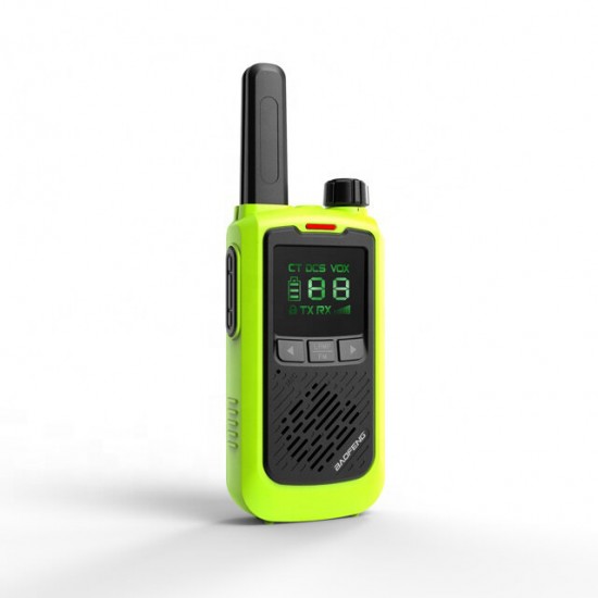 BF-T17 5W 3.7V Mini Walkie Talkie 400-470MHZ 16 Channels 1-3km Waterproof UV Dual Band Two-way Handheld USB Radio for Outdoor Camping Travel Hiking Intercom