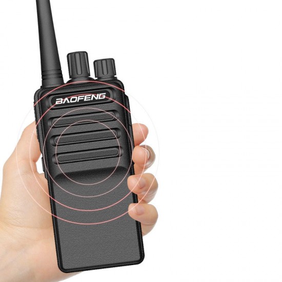 C5 8W 5-20KM USB Charging Ultra Thin Handheld Radio Walkie Talkie 400-470MHz 16 Channels Driving Hotel Civilian Intercom