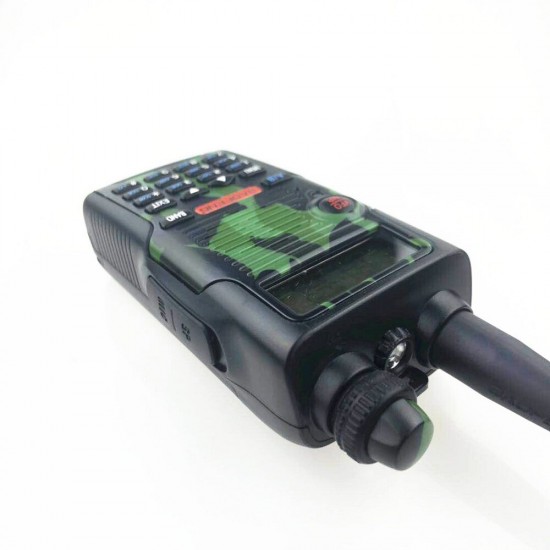 E500S Dual Band VHF136-174MHz/UHF400-470MHz Two-way Handheld Radio Transceiver Radio Walkie Talkie Digitally Tuned FM Radio