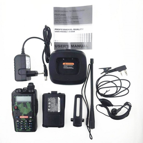 E500S Dual Band VHF136-174MHz/UHF400-470MHz Two-way Handheld Radio Transceiver Radio Walkie Talkie Digitally Tuned FM Radio E500S Dual Band VHF136-174MHz/UHF400-470MHz Two-way Handheld Radio Transceiver Radio Walkie Talkie Digitally Tuned FM Radio