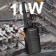 M4L 5W 400-470MHz Mini Walkie Talkie 16 Channels 1-5km Distance UV Dual Band Two-way Intercom Handheld Hotel Civilian Radio
