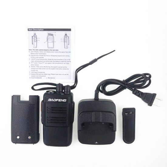 M7 400-470MHz Two-way Handheld Computer Program Radio Transceiver Radio Walkie Talkie
