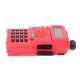 UV-5R Red 136-174/400-480Mhz Dual Band UHF/VHF Walkie Talkie