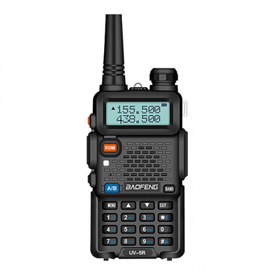 UV-5R Upgrade 8W 128Channels Walkie Talkie UV Dual Band Two-way Handheld Transceiver Radio Walkie Talkie Outdoor LED Flashlight FM Radio Hiking Driving Civilian Intercom