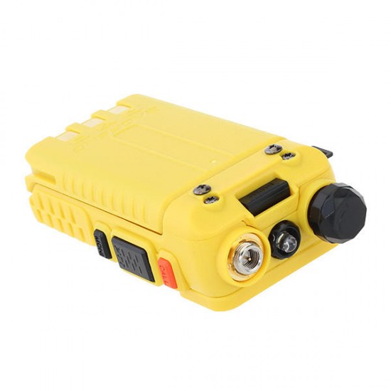UV-5R Yellow Dual Band Handheld Transceiver Radio Interphone