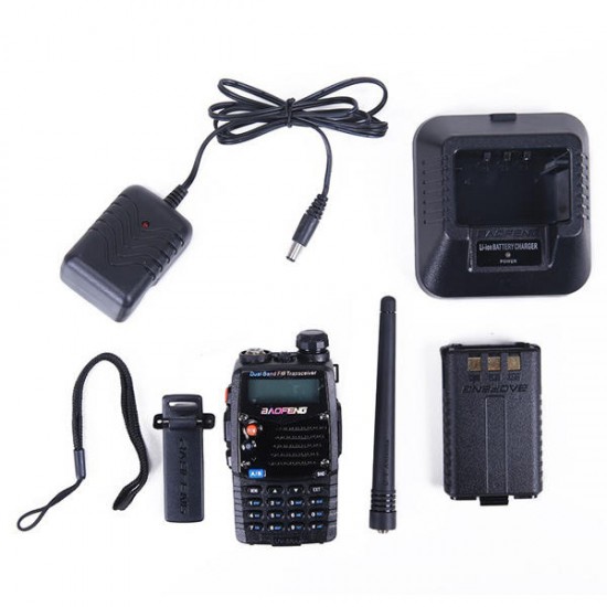 UV-5RA 5W 128CH Fm Dual Band Two Way Radio Walkie Talkie