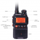 UV3R Plus Mini Walkie Talkie Intercom UHF VHF Dual Band Dual Display Full Channels FM Radio Flashlight