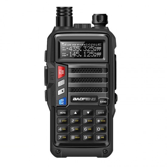 UV5R Plus 128 Channels 400-520MHz 1-6KM Dual Band Two-way Handheld Radio Walkie Talkie