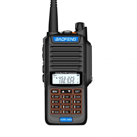 UV9R-AMG 15W Walkie Talkie US Plug IP68 Waterproof UV Dual Band Two Way Handheld Radio 400-470MHz 128 Channels Sea Land Hotel Civilian Intercom UV9R-AMG 15W Walkie Talkie US Plug IP68 Waterproof UV Dual Band Two Way Handheld Radio 400-470MHz 128 Channels Sea Land Hotel Civilian Intercom