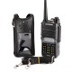 UV9R PLUS Walkie Talkie Leather Storage Bag Interphone Protector Cover For A58/9700