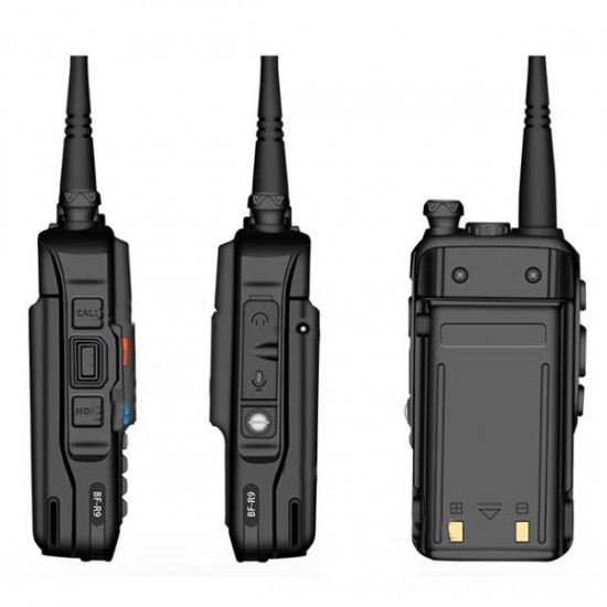 UVR 9 128 Channels Dual Band Radio Walkie Talkie Portable Waterproof US/EU Plug Intercom