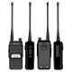 X3-Plus 9500mah 18W Tri-band Radio Walkie Talkie 20 KM Waterproof UHF/VHF Transceiver 220MHz Radio Transmitter Black