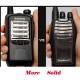 BF-888S PLUS Mini Walkie Talkie UHF VHF Dual Band Dual Display 128 Channels FM Radio Flashlight