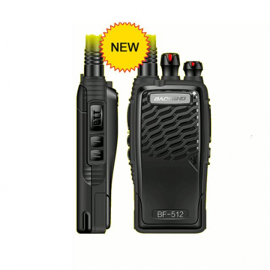 512 Professional Walkie Talkie 5W Portable Two Way Radio UNF 400-470MHz PTT Interphone